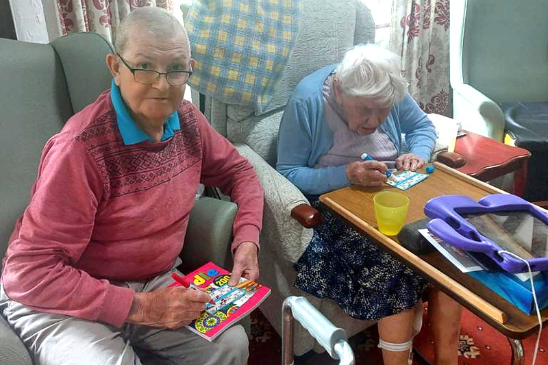 Games Day at Hollybank Residential Care Home, Shotton