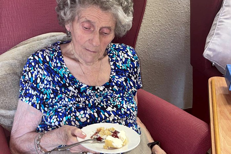 Afternoon Tea at Hollybank Residential Care Home, Shotton