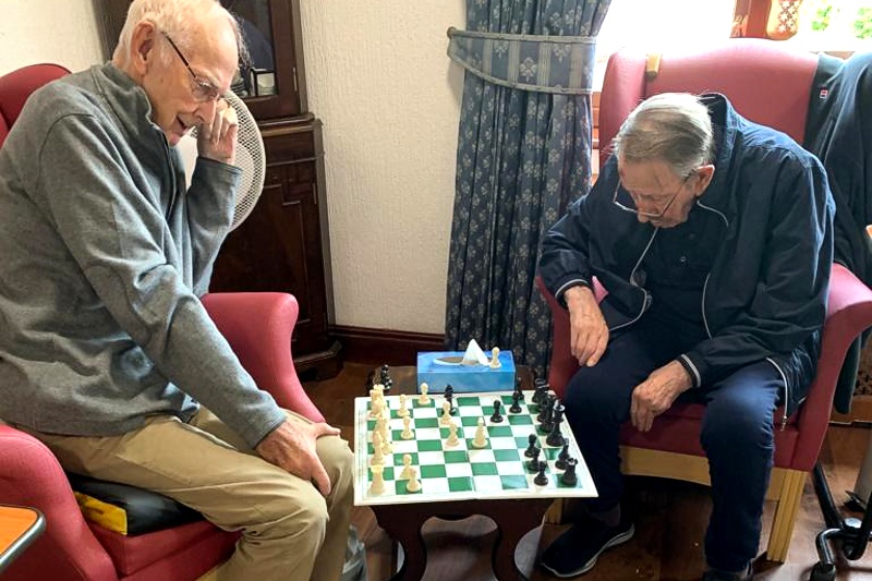 Games Day at Hollybank Residential Care Home, Shotton