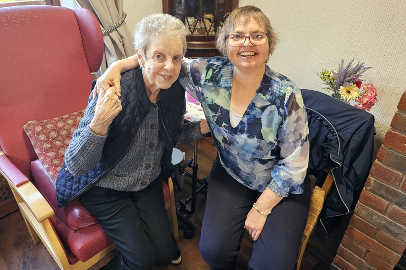 Singalong Session at Hollybank Residential Care Home, Shotton